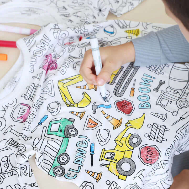 Pyjama créatif pour enfants - Peinture et rêve