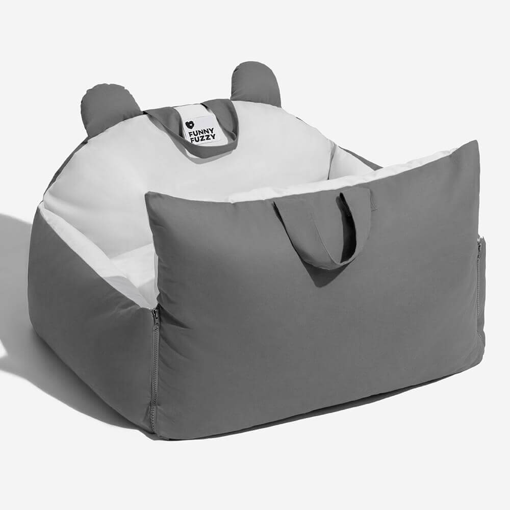 Panier de voiture sécurisé pour chien avec coussin de protection