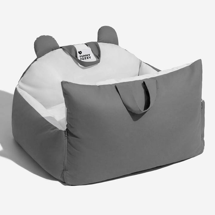 Panier de voiture sécurisé pour chien avec coussin de protection