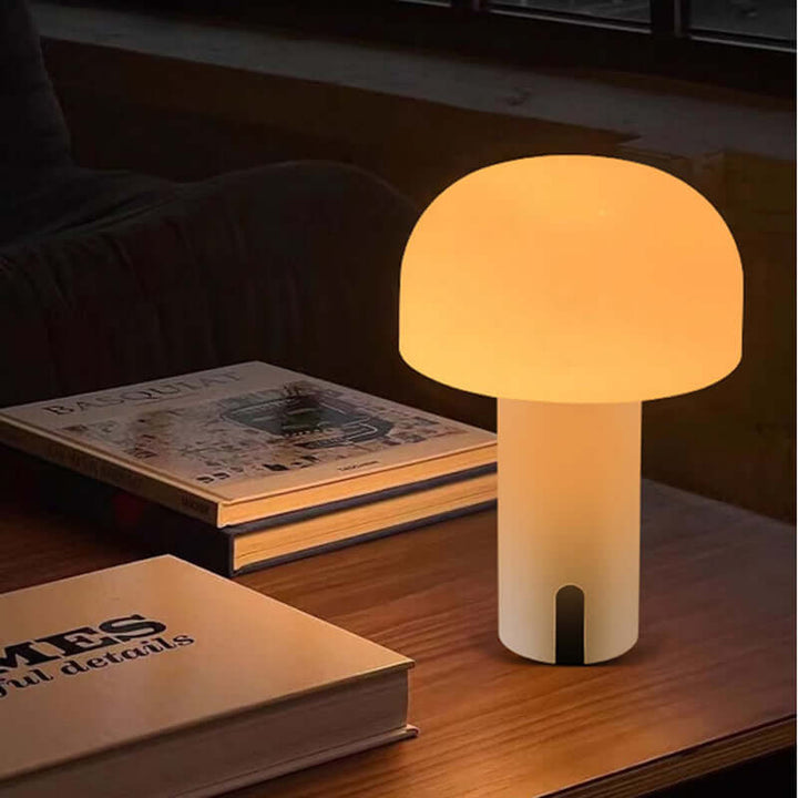 Dimmbare LED Pilz Tischlampe, Acryl