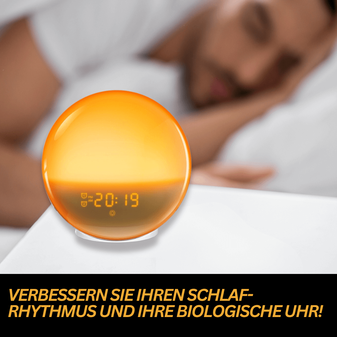 Lichtwecker mit Radio & Naturgeräuschen - GlowRise
