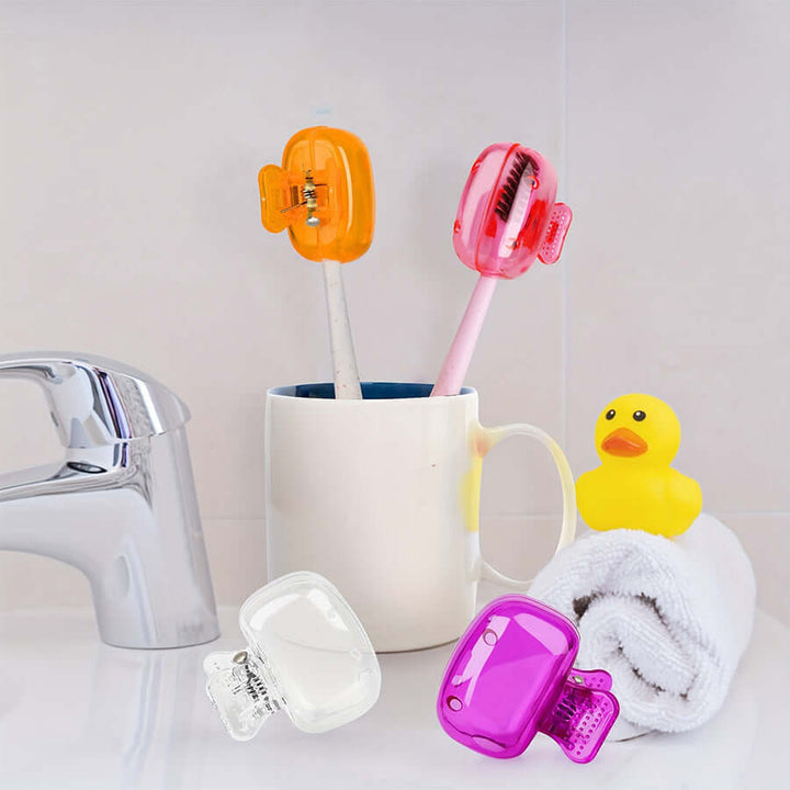 3er Set Zahnbürsten Schutzkappen - Hygiene & Reise