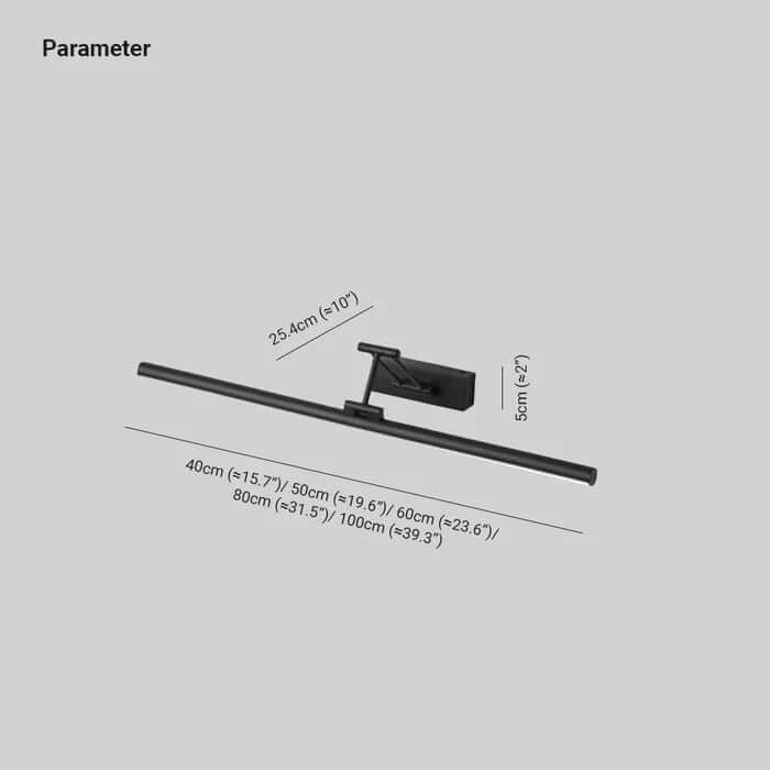 Minimalistische LED-Wandleuchte