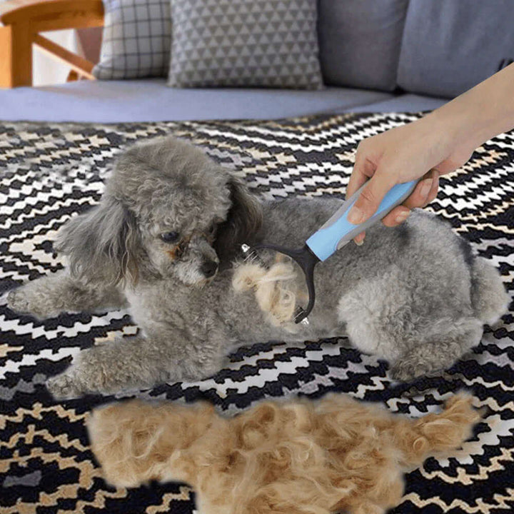 Peigne démêlant double face pour animaux de compagnie