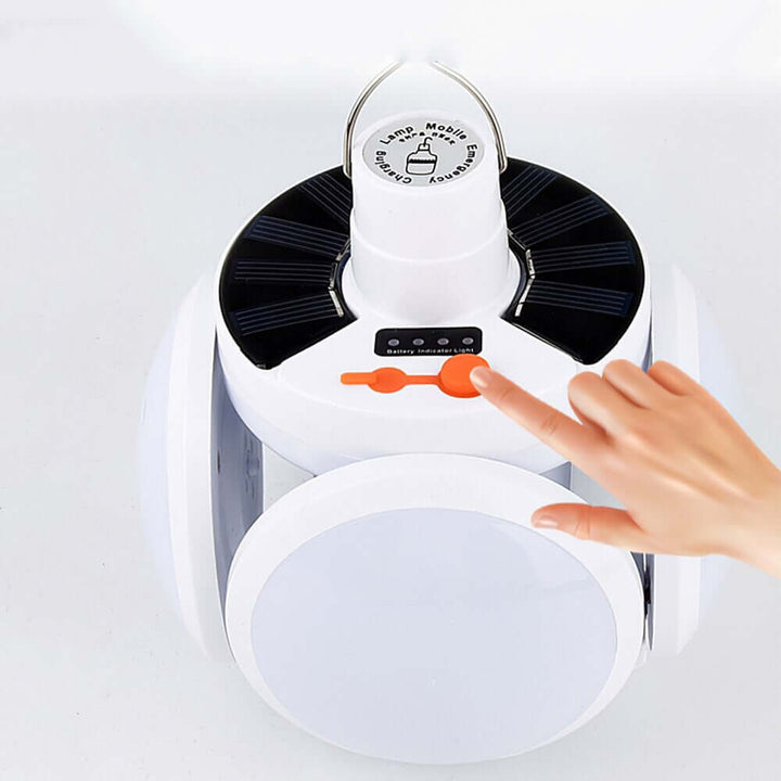 Lanterne de camping solaire rechargeable et étanche