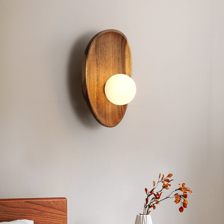 Holz Wandleuchte Modern Design Beleuchtung