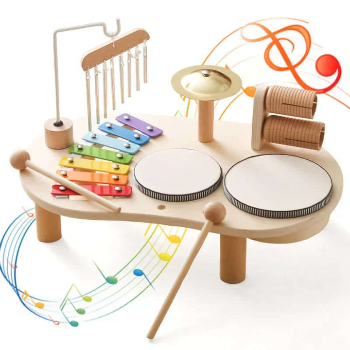 Holzbrettspielzeug Musikstation - Kreativspielzeug für Kinder