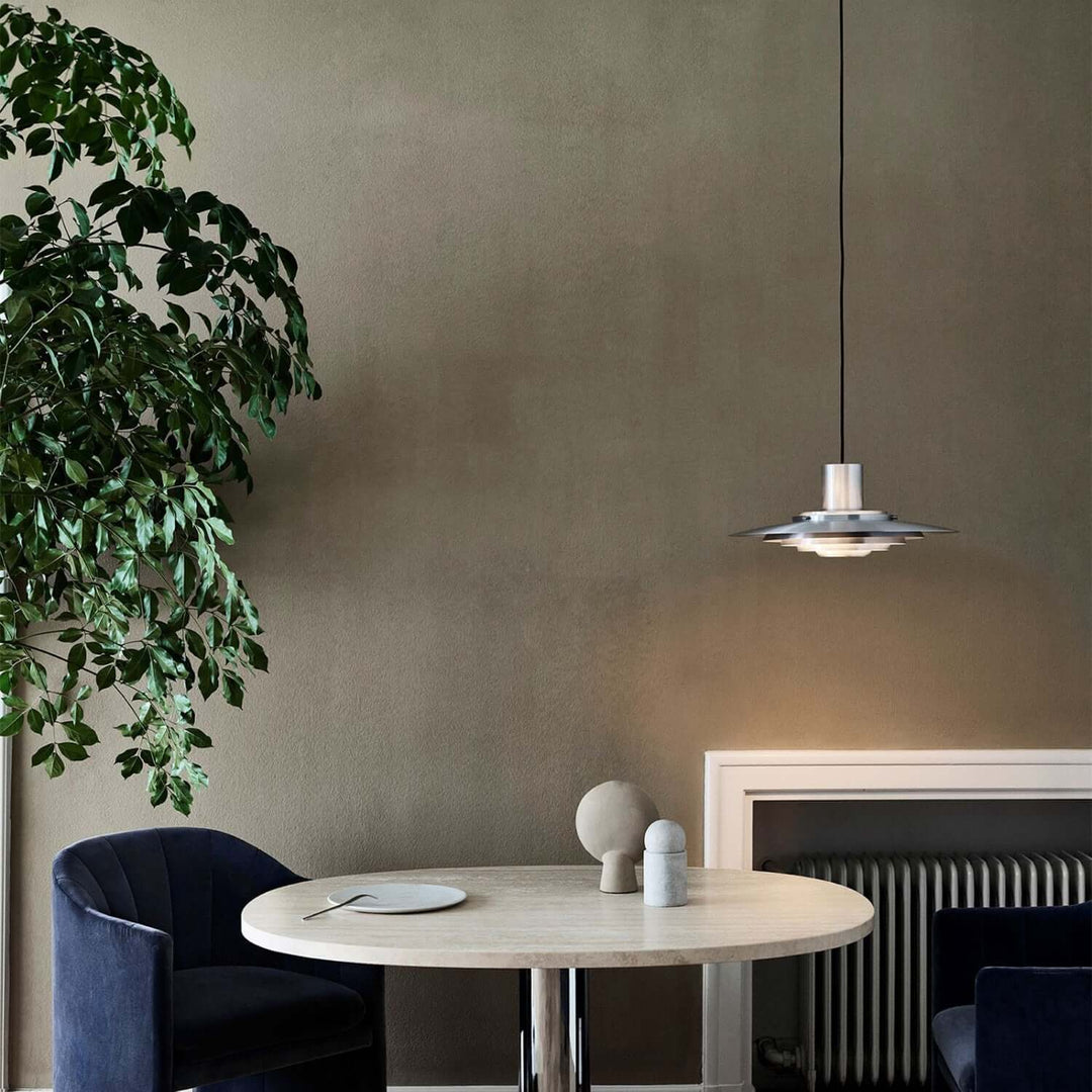 Moderne LED-Pendelleuchte Aluminium