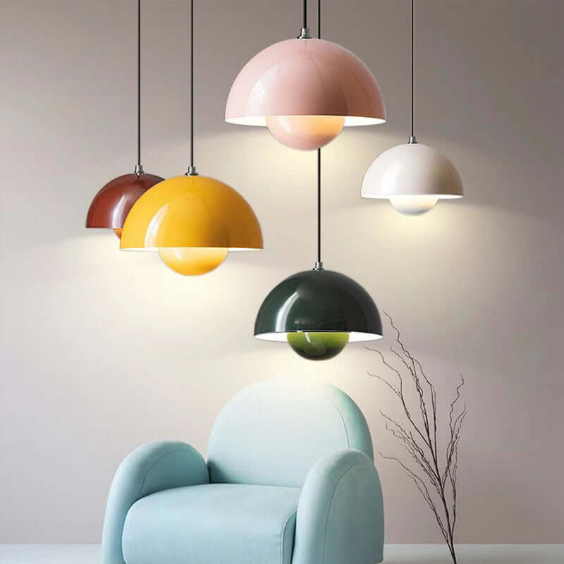 LED Hängeleuchte Blumentopf Design
