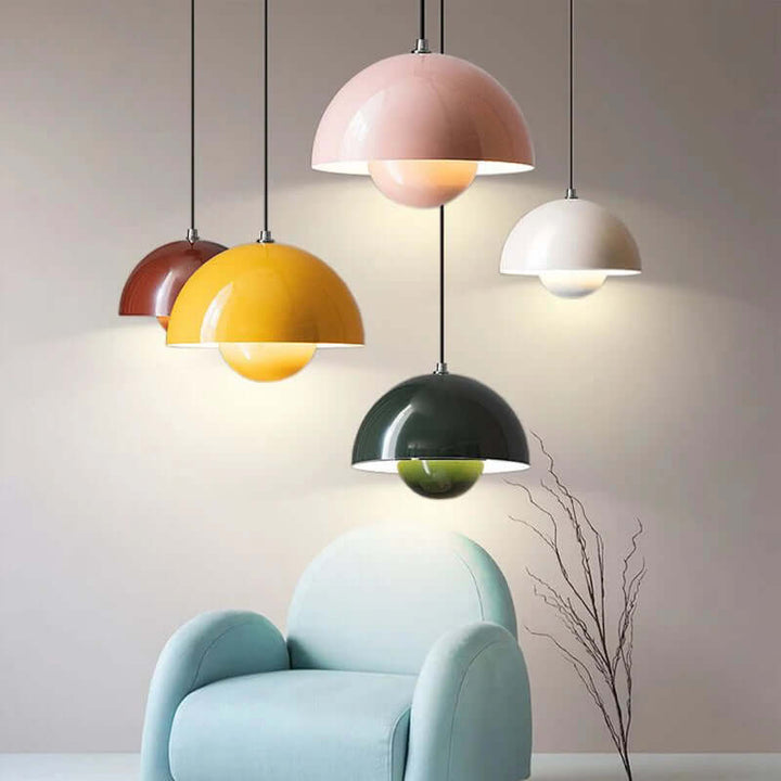 LED Hängeleuchte Blumentopf Design