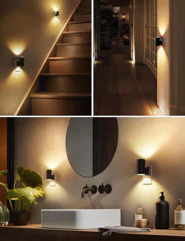 LED Wandleuchte mit Dämmerungssensor