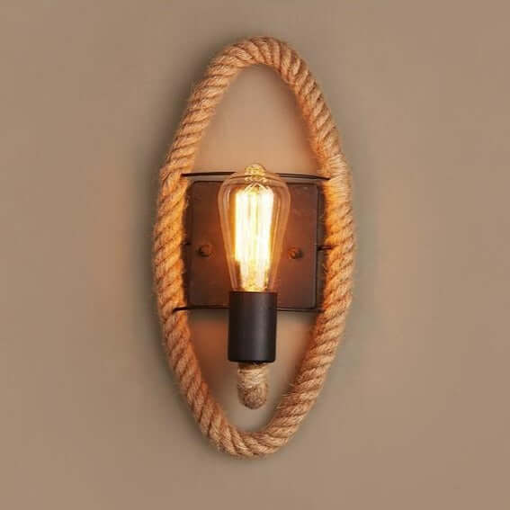 Vintage Seil-Wandleuchte Industrial Design