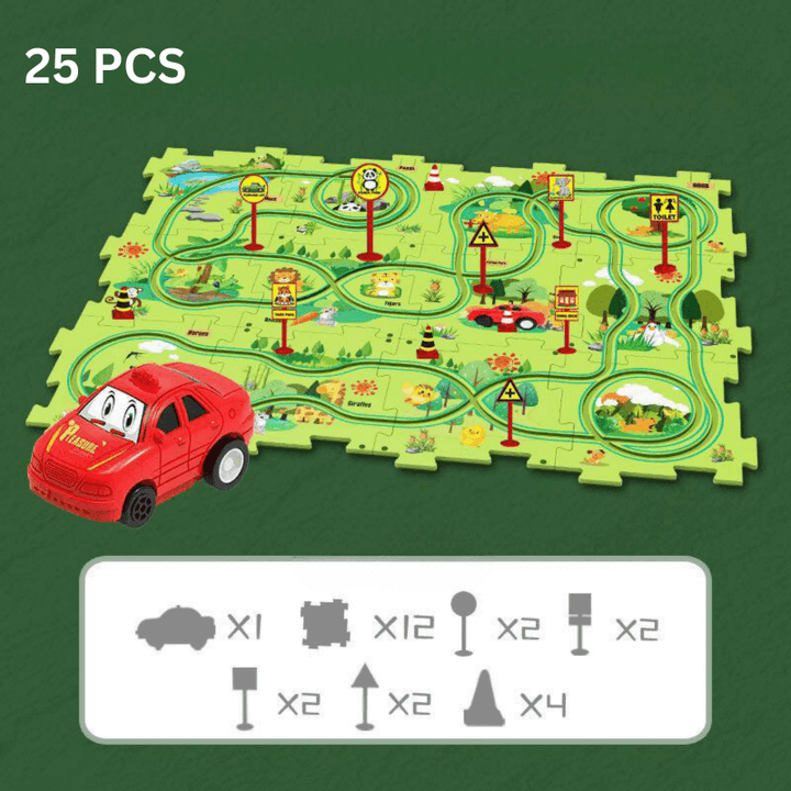 Kinder-Rennspielzeug: Kreativ-Puzzle