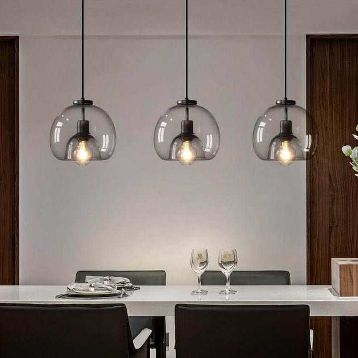 Mundgeblasene Glas Deckenleuchte