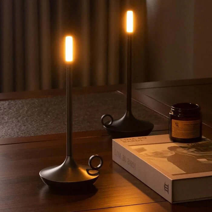 Lampe de table LED à intensité variable, 23 cm, blanc chaud
