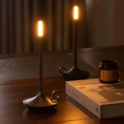Lampe de table LED à intensité variable, 23 cm, blanc chaud