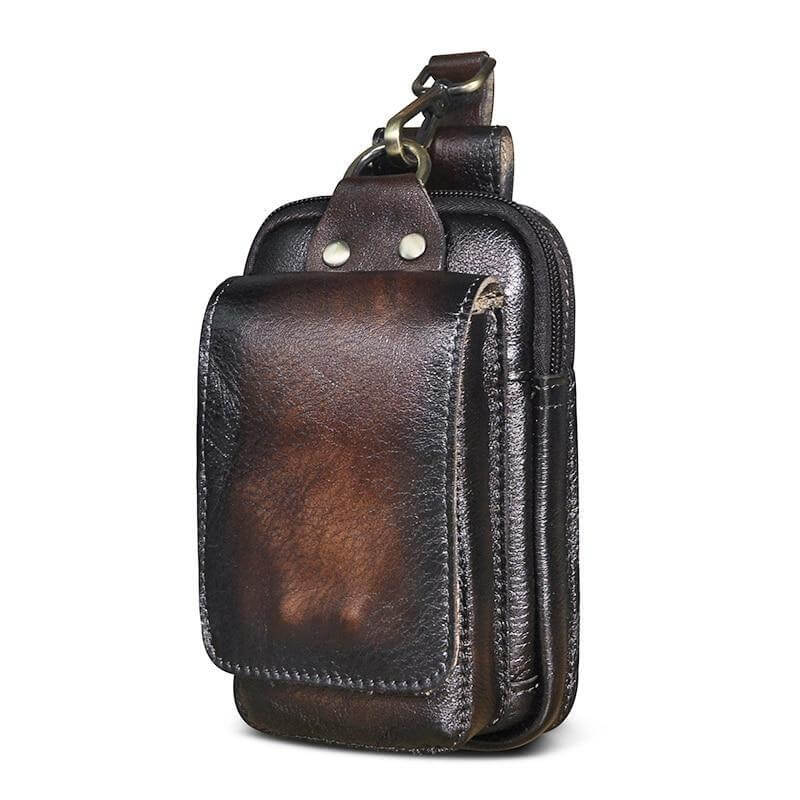 Sac banane en cuir pour homme