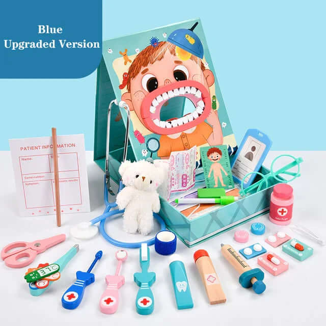 Coffret de dentiste pour enfants - jeu de rôle et soins dentaires 