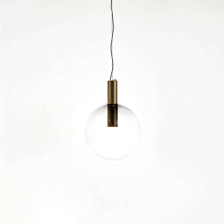Elegante Pendelleuchte Glas & Metall