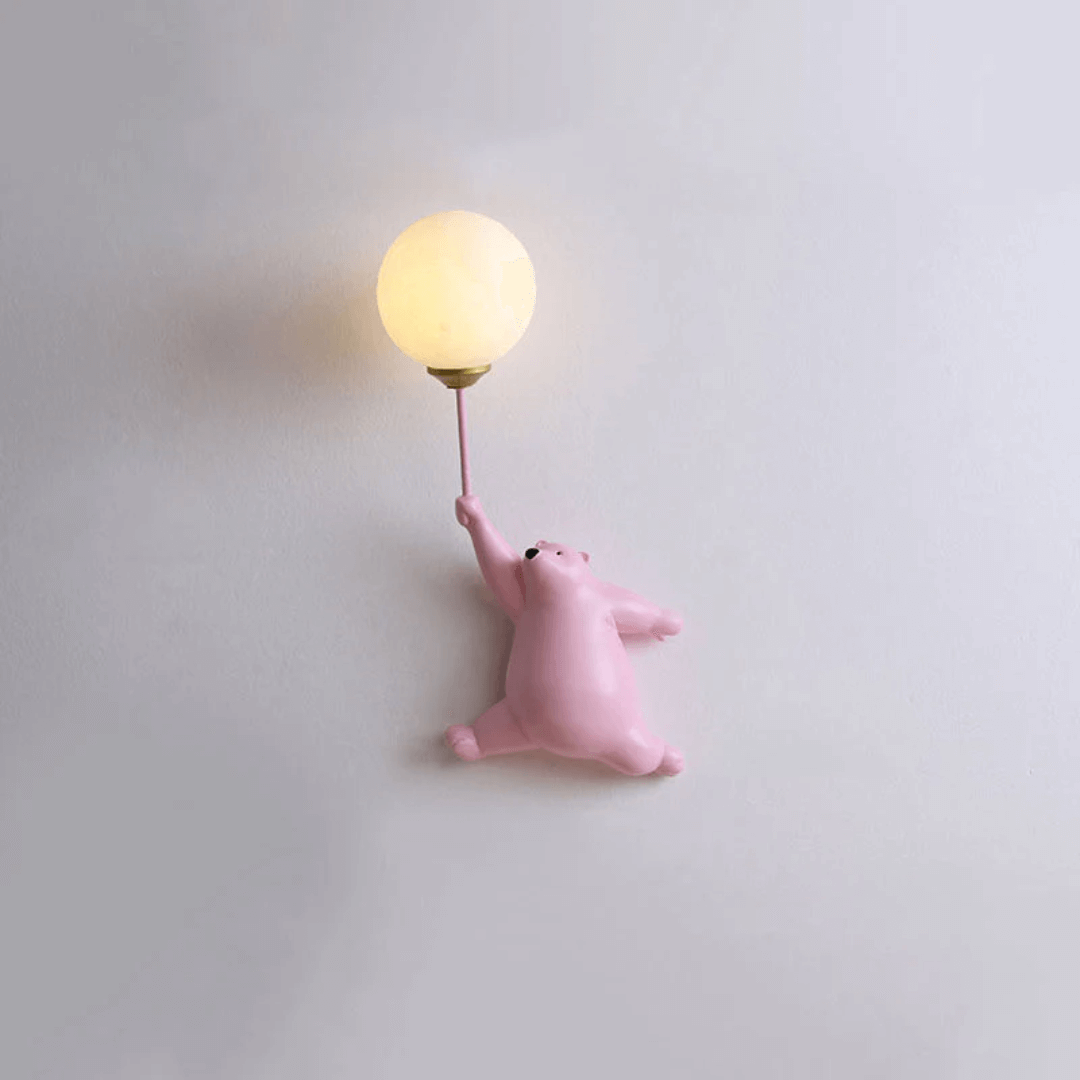 LED-Wandleuchte Bär Design Kinderzimmer