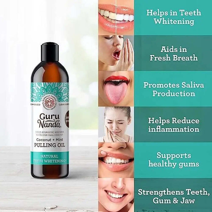 Huile buccale 7 fois plus - soin naturel des dents et des gencives