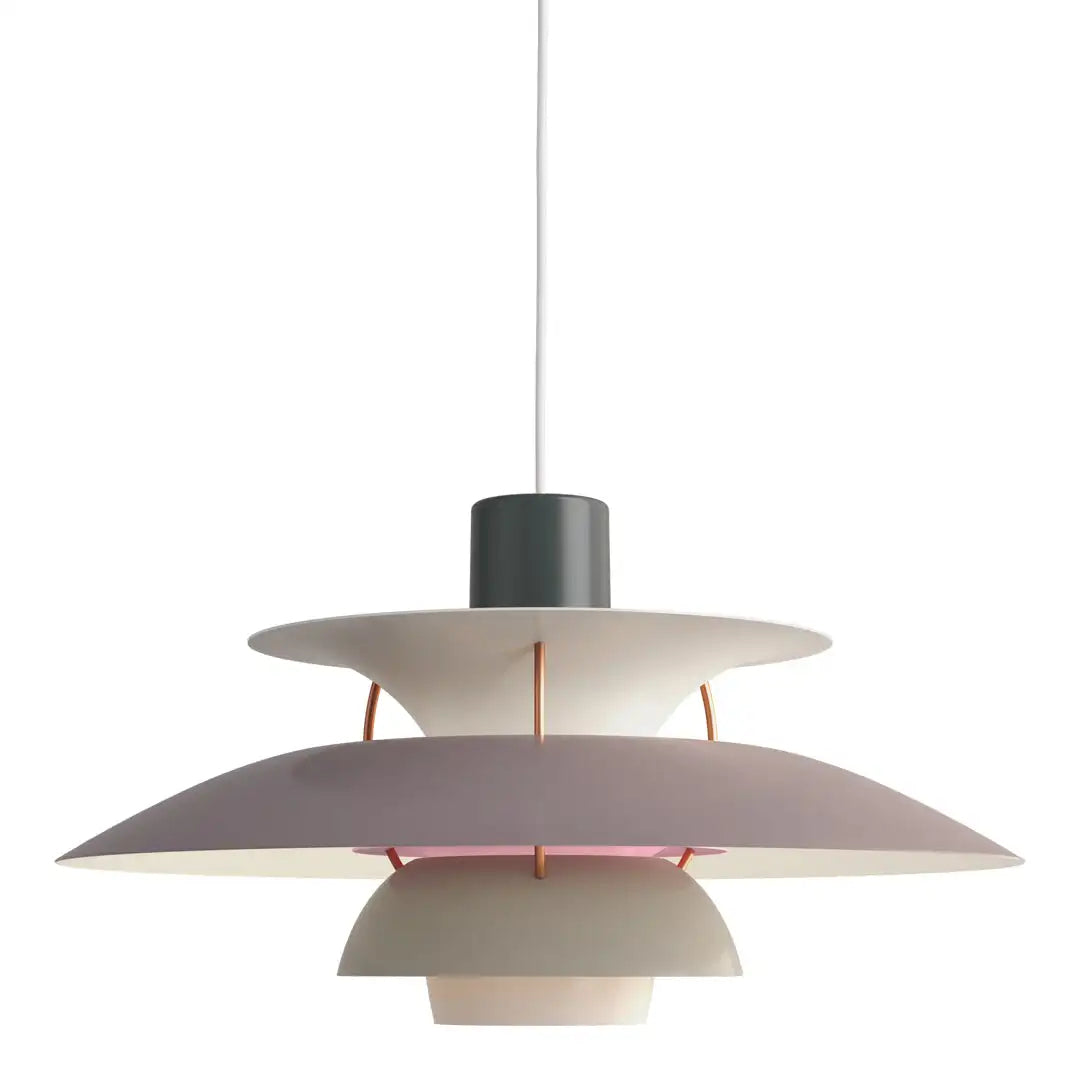"AeroLux runde Deckenlampe, modernes Design, LED dimmbar, in Blau, inspiriert von futuristischer Eleganz."