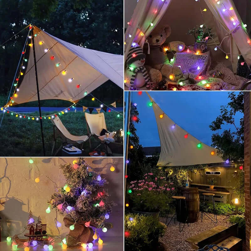Solar Lichterkette Außen - Partybeleuchtung Solar