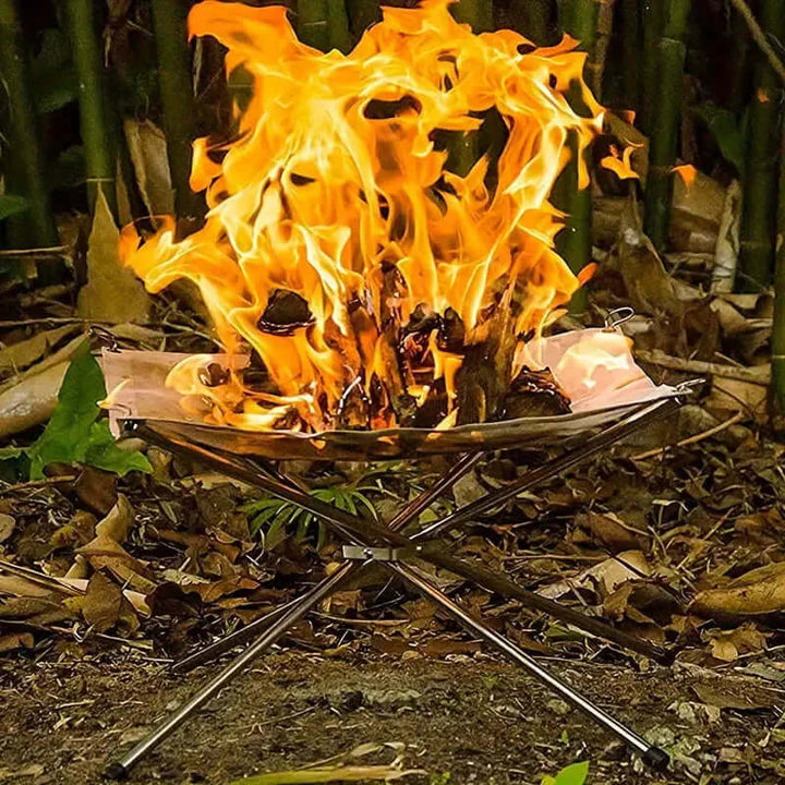 Faltbarer Lagerfeuerständer