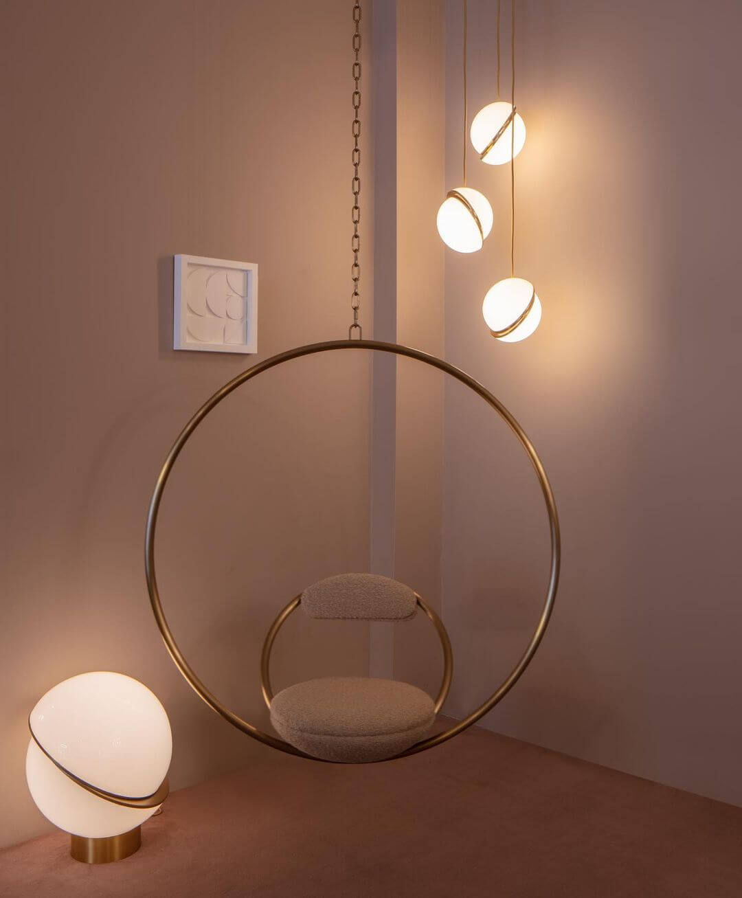 Mondförmige Pendelleuchte Modernes Design