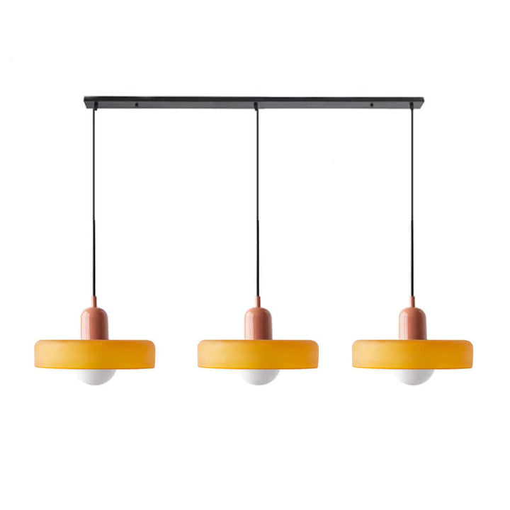 Lampe suspendue Bauhaus à 3 têtes