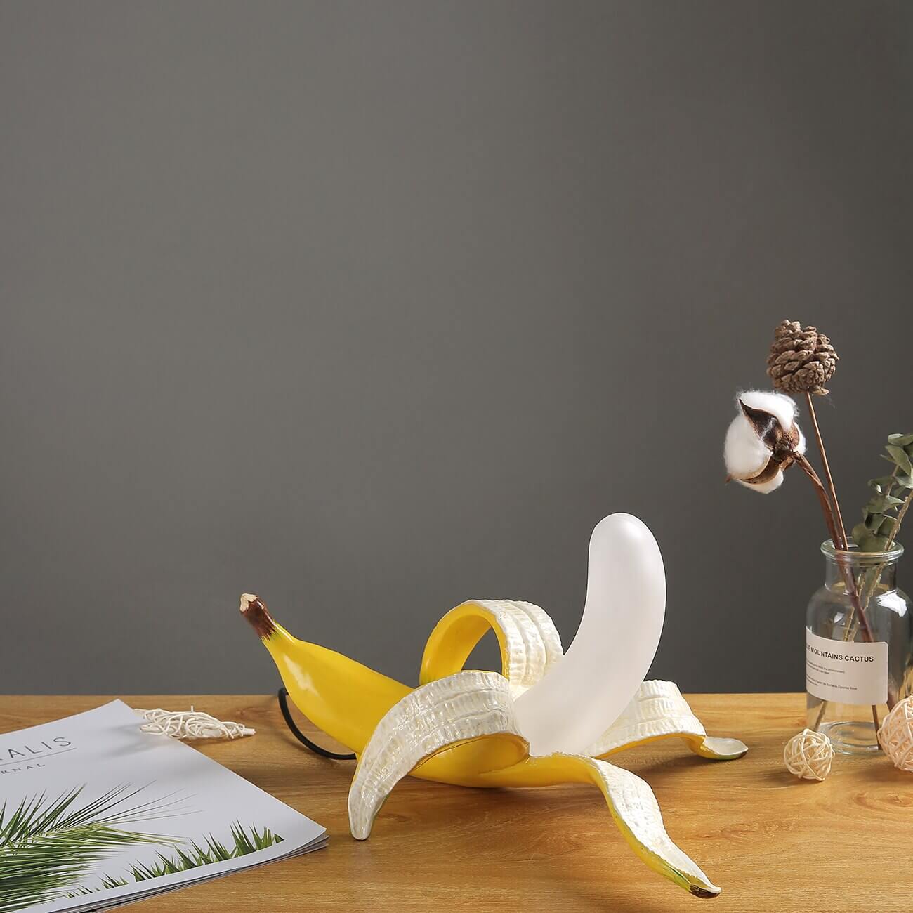 Art Deco Tischlampe Bananen Design