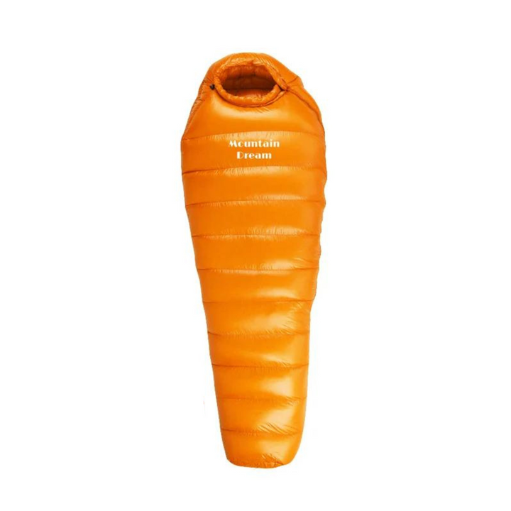 "ArcticNest Winterschlafsack in Schwarz, wasserfest, isoliert mit Entendaunen, ideal für Extremtemperaturen bis -20°C, Campin