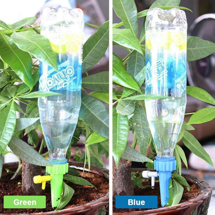 "Automatische Pflanzenbewässerungsstifte, grün, aus Kunststoff, für plastikflaschen geeignet, mühelose Gartenpflege, tropfges