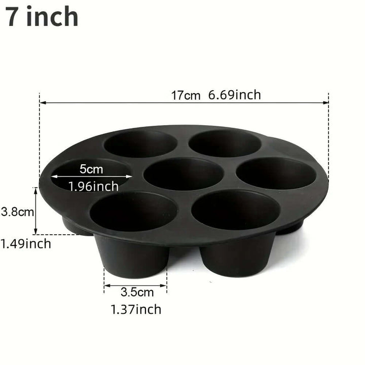 Silikon Muffinform Heißluftfritteuse - Antihaft & Flexibel