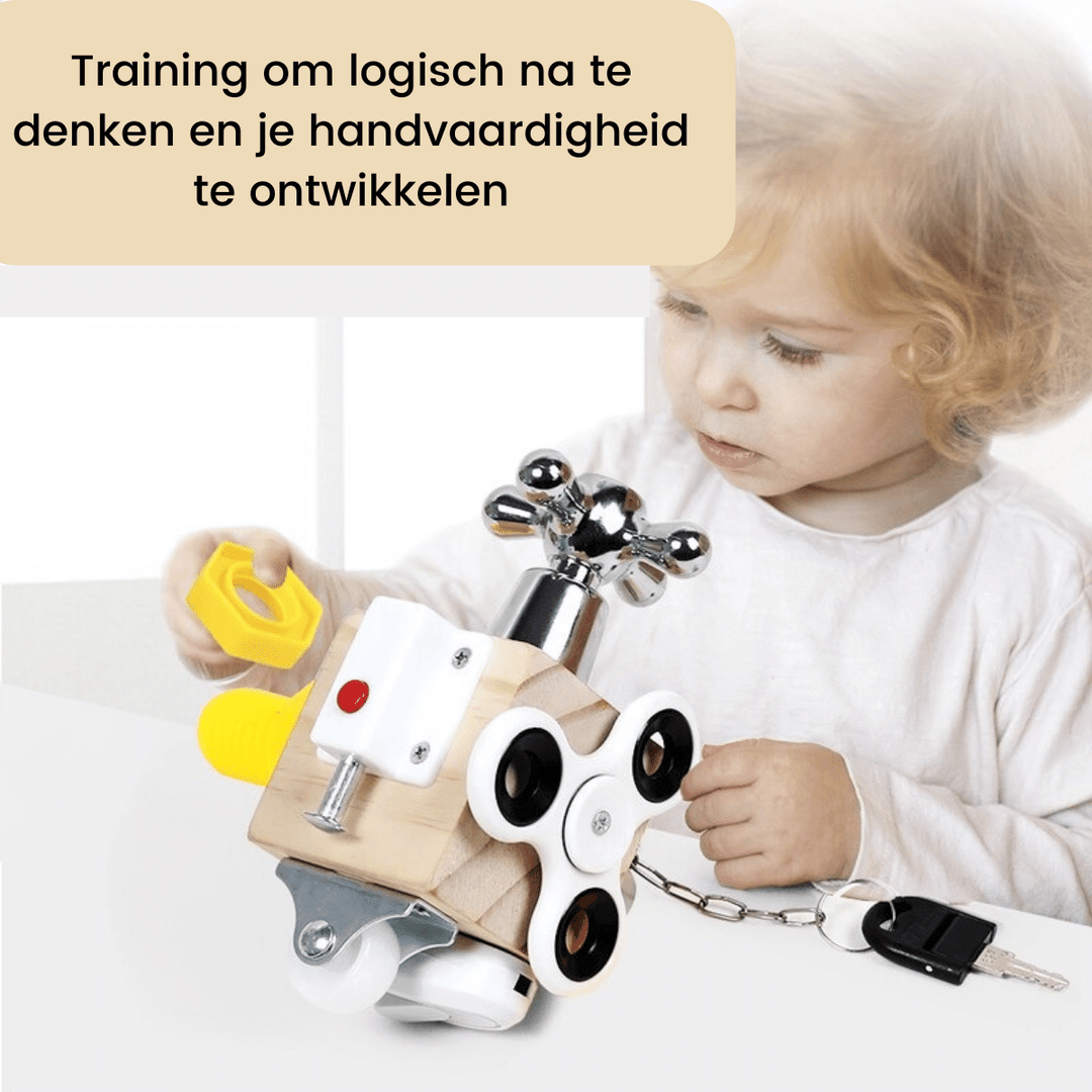 Holzkubus Puzzle Spielzeug für Kleinkinder