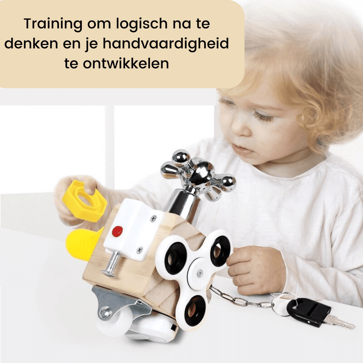 Holzkubus Puzzle Spielzeug für Kleinkinder