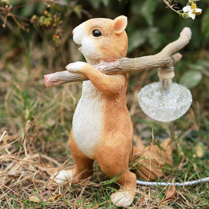 Dekorative Eichhörnchen Tischlampe mit LED
