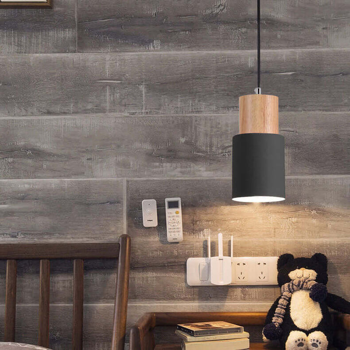Lampe suspendue LED cylindrique moderne - éclairage élégant