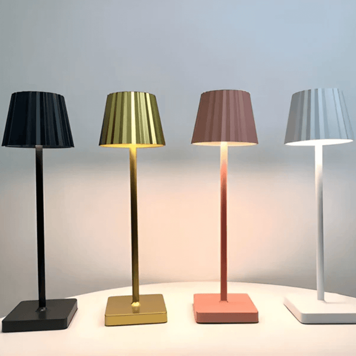 Dimmbare LED Tischlampe, Kabellos