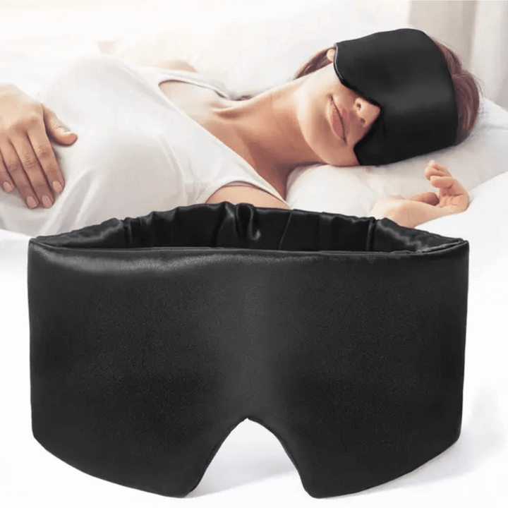 Seiden Schlafmaske für Damen & Herren - 100% Lichtblockierung