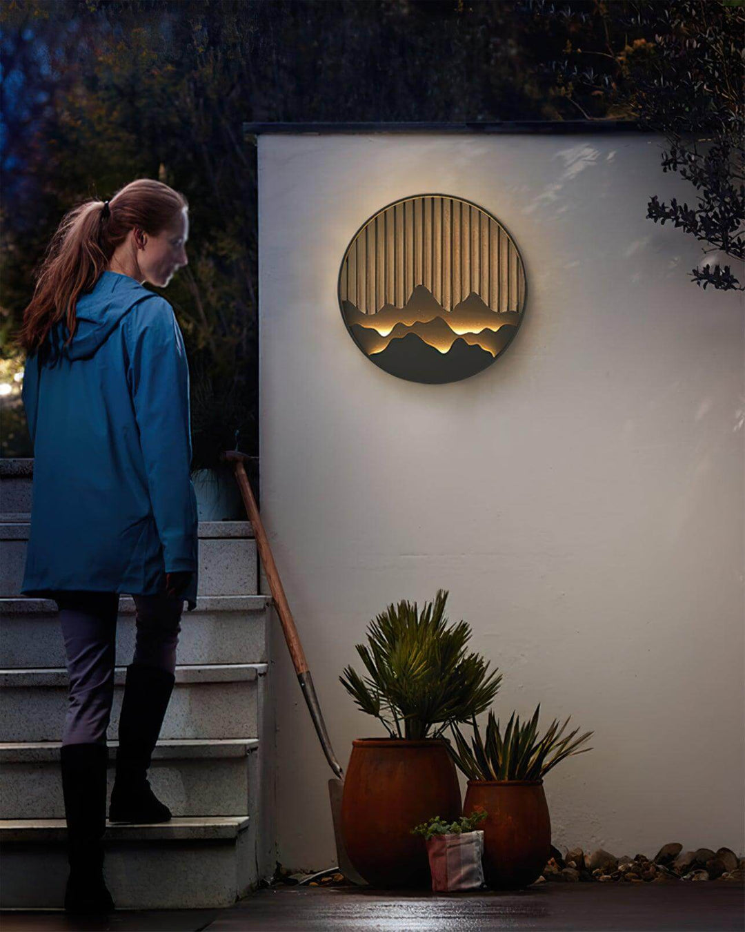 Applique murale LED d'extérieur, étanche, design moderne