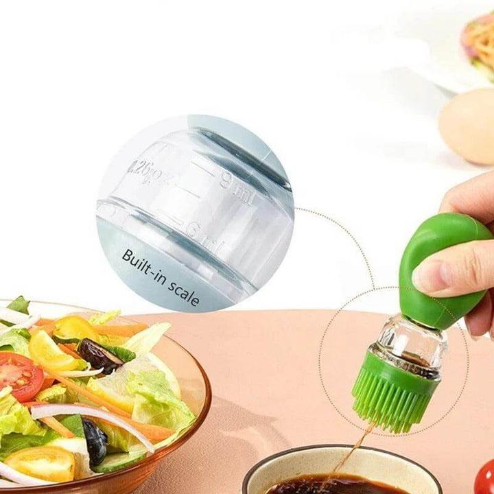 Ölspender mit Silikonpinsel