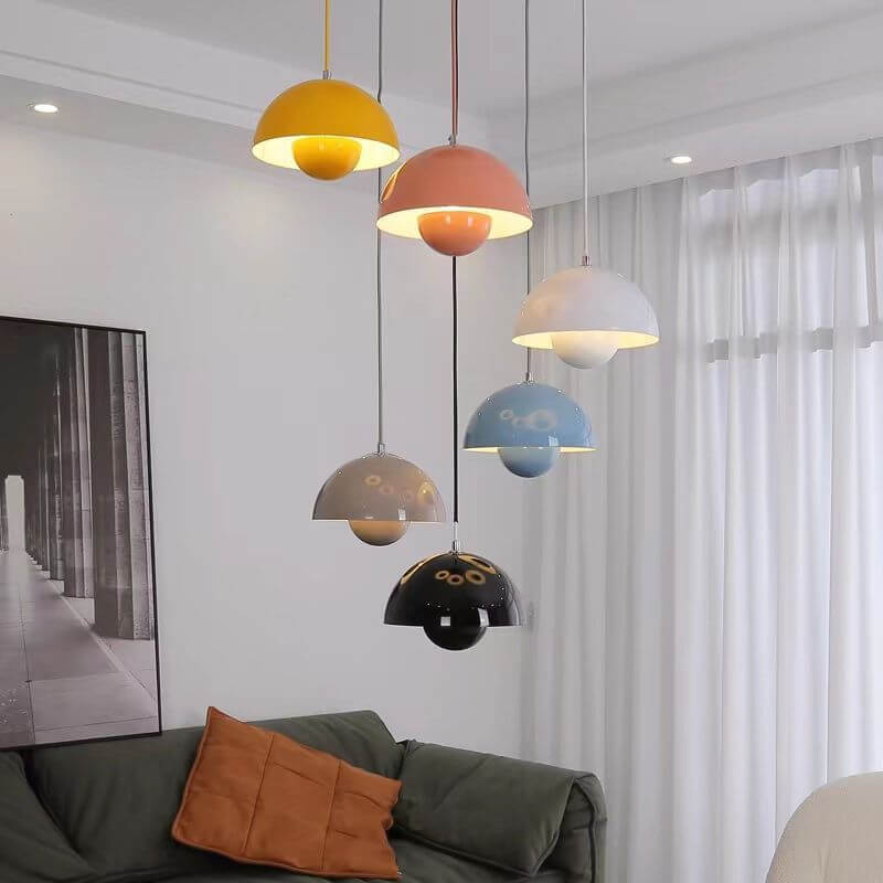 LED Hängeleuchte Blumentopf Design