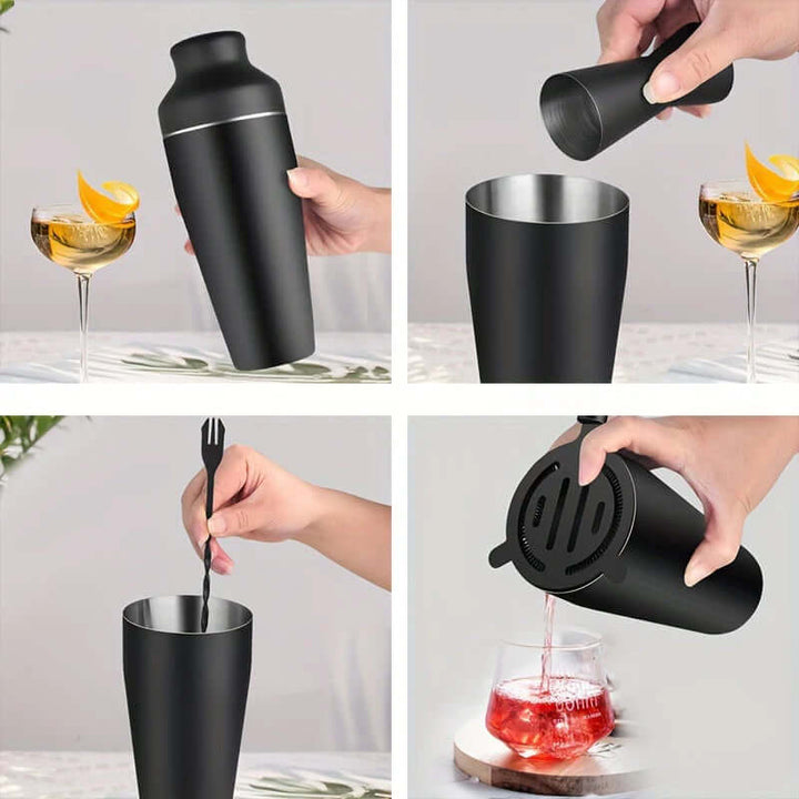Professionelles Cocktail-Set aus Edelstahl
