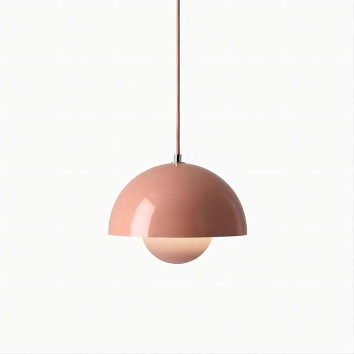 Suspension design macaron bourgeon de fleur