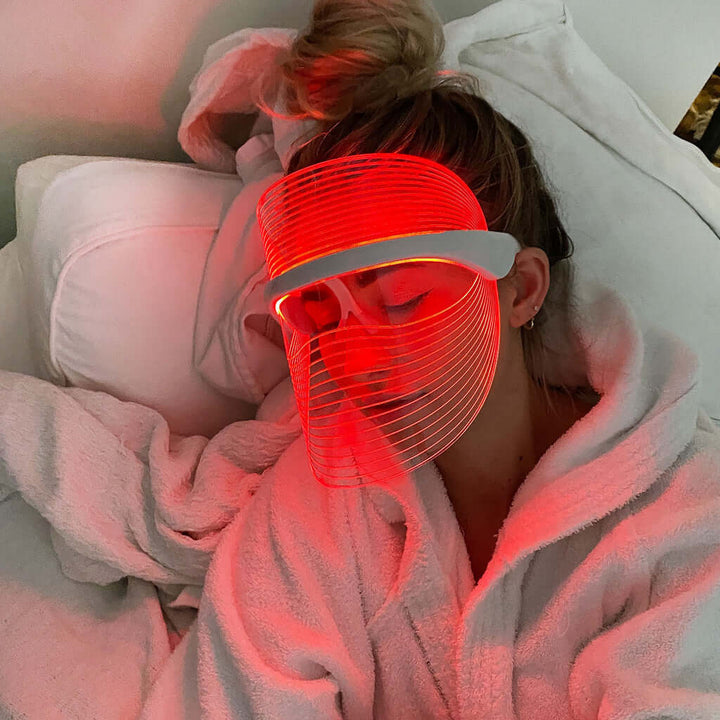 LED-Lichttherapiemaske für strahlende Haut