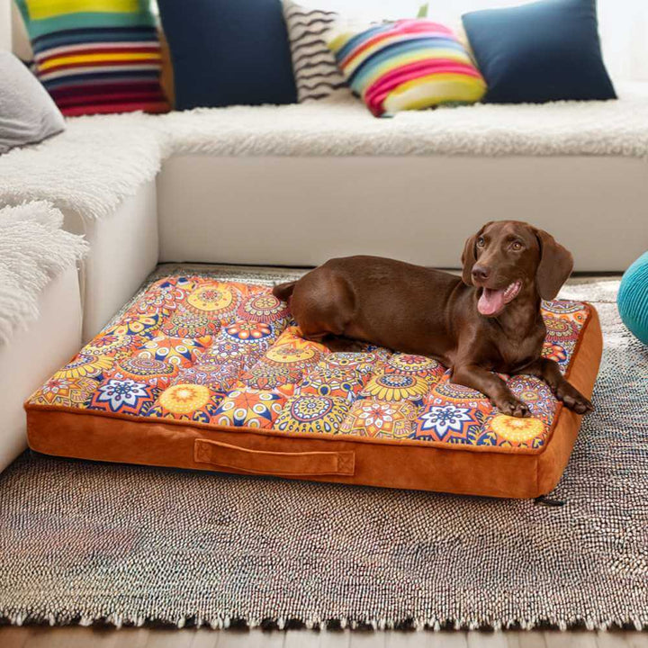 Orthopädisches Hundebett im Marokkanischen Stil