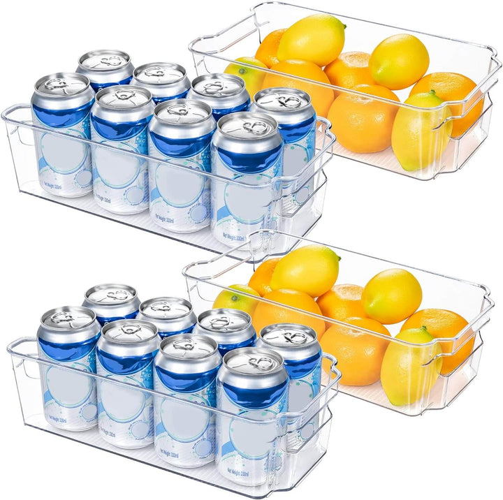 Transparente Kühlschrank Organizer Boxen