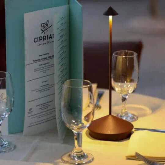 Lampe de table LED, dimmable - étanche