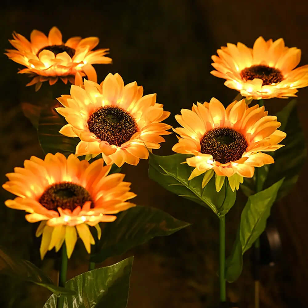 Solar Gartenleuchte Sonnenblume Wasserdicht Außen